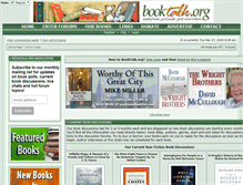 Tablet Screenshot of booktalk.org